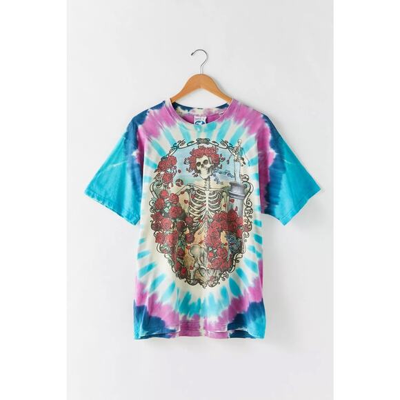 vintage 1995 the grateful dead tie dye 30 years liquid blue t shirt - Picture 10 of 10